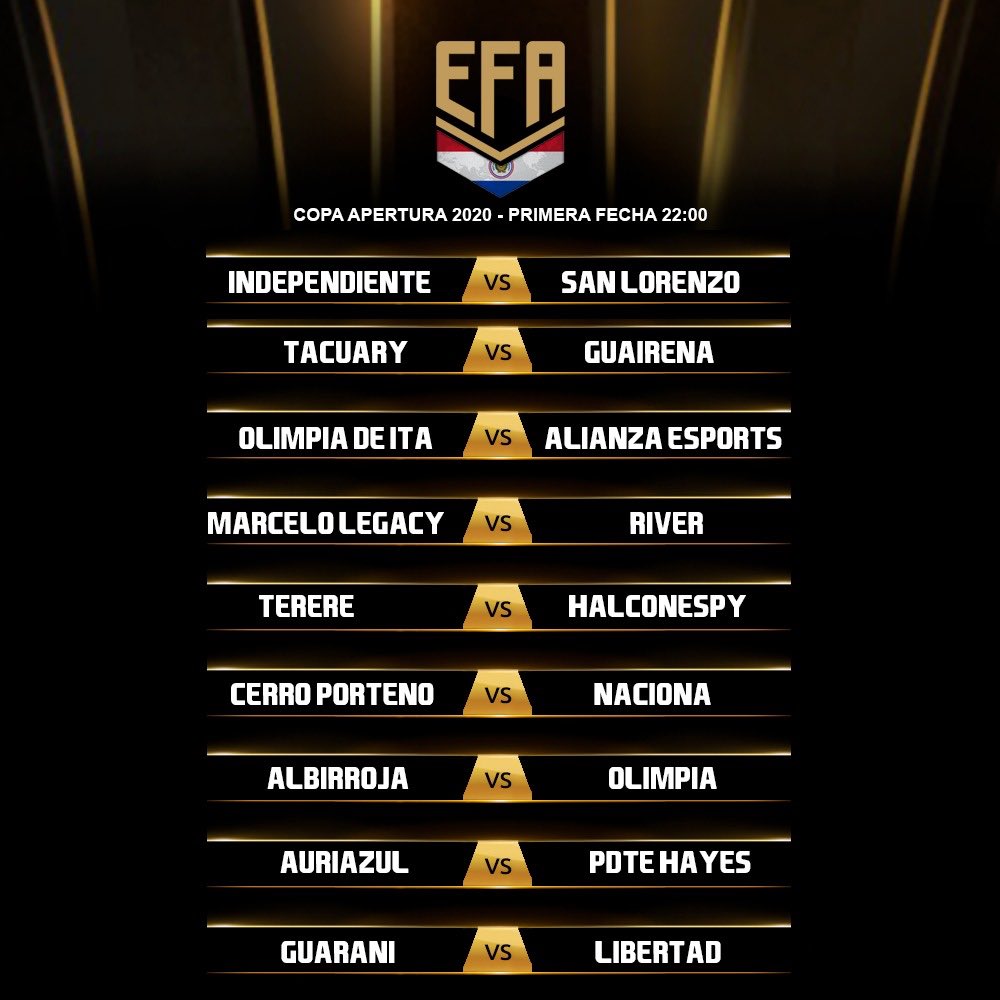 BomberPyeS's tweet photo. Hoy arranca @EfaParaguay 
Tacuary Vs independiente 
Tacuary Vs guaireña https://t.co/rlbOZUJVKf