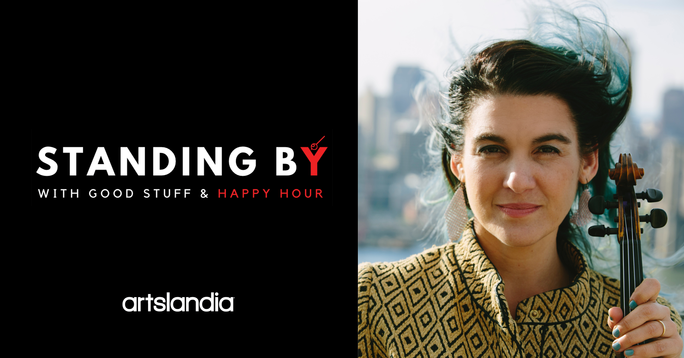 Don't miss #HappyHour today with <a href="/artslandia/">Artslandia</a> and Alicia Jo Rabins a violinist, vocalist who also plays electronic pedals which creates an intimate atmosphere of experimental beauty.
Live at 5PM today. artslandia.com/happy-hour-wit…