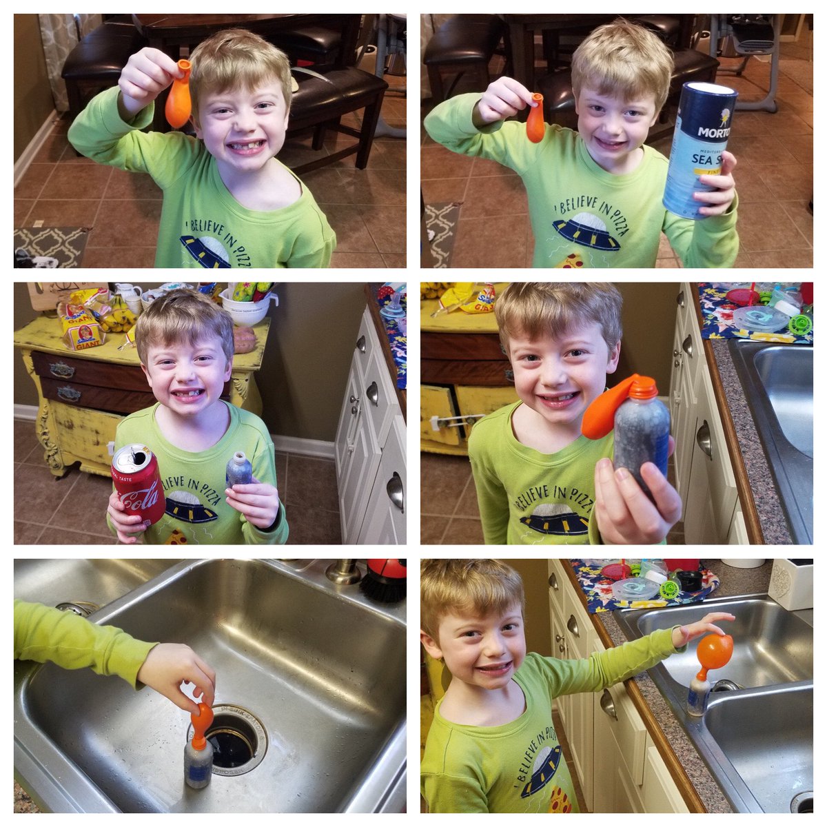 peeples_dawn's tweet photo. Mrs. Dalton at SS, sent this STEM lesson out for first grade enrichment and first grader, Chael, loved seeing the chemical reaction! This STEM activity was inspired by the book ‘Gilbert’s Gas’. #cabotSTEM #growingCPS https://t.co/8bXkjrxY4M