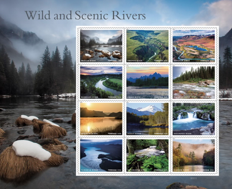 8. Ever wanted twelve tiny and beautiful photographs of some Wild and Scenic Rivers? The USPS has your back! Be sure to read the description for a mini-essay on why rivers are cool as hell. https://store.usps.com/store/product/buy-stamps/wild-and-scenic-rivers-S_571504