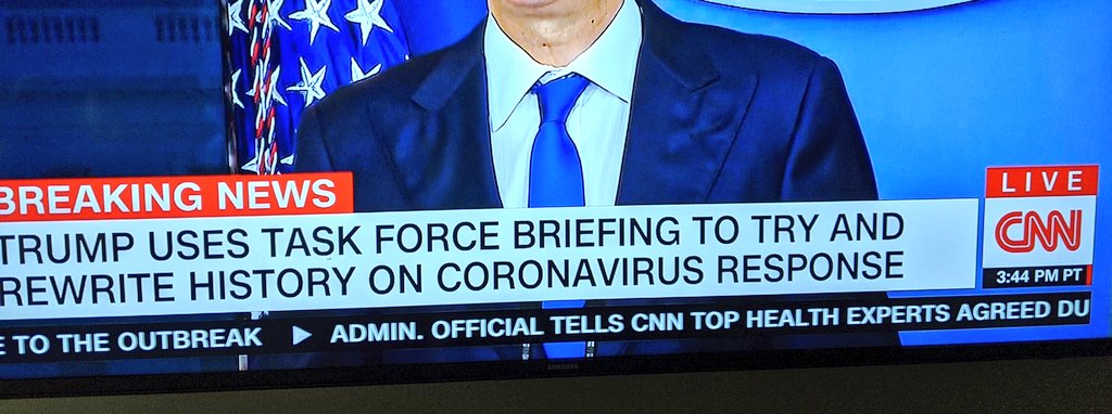 12itemsOrLess's tweet photo. Ignore the person who looks like what I think a penis would look like if it grew a shitty personality and wore glasses but this #CNN chyron wins the month of April. #cnnchyron #signofthetimes #DailyPropaganda #FireTrump https://t.co/WvZtm4Ux1Q
