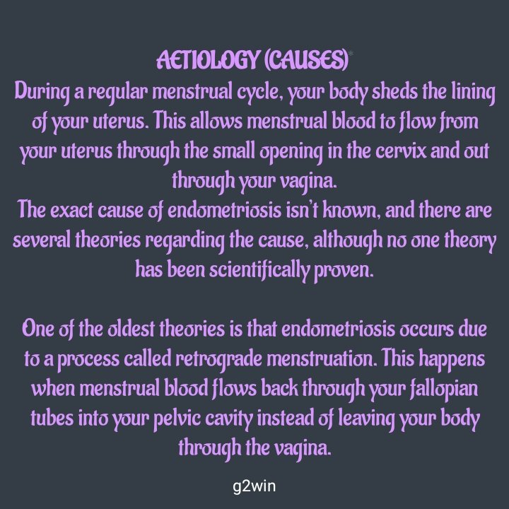 g2winofficial's tweet photo. Causes of endometriosis  @super_ladyR https://t.co/r0B3FbEvTr