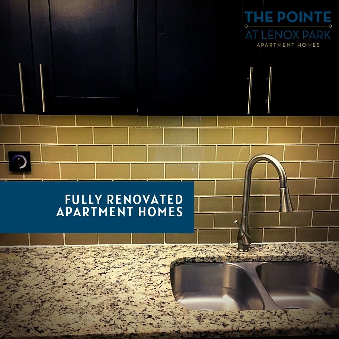 Check out our kitchen upgrades! Who doesn't love a few bells and whistles? 

#lovethepointe #pointelenoxpark #fullyrenovated #brookhavenapartments #lenoxpark