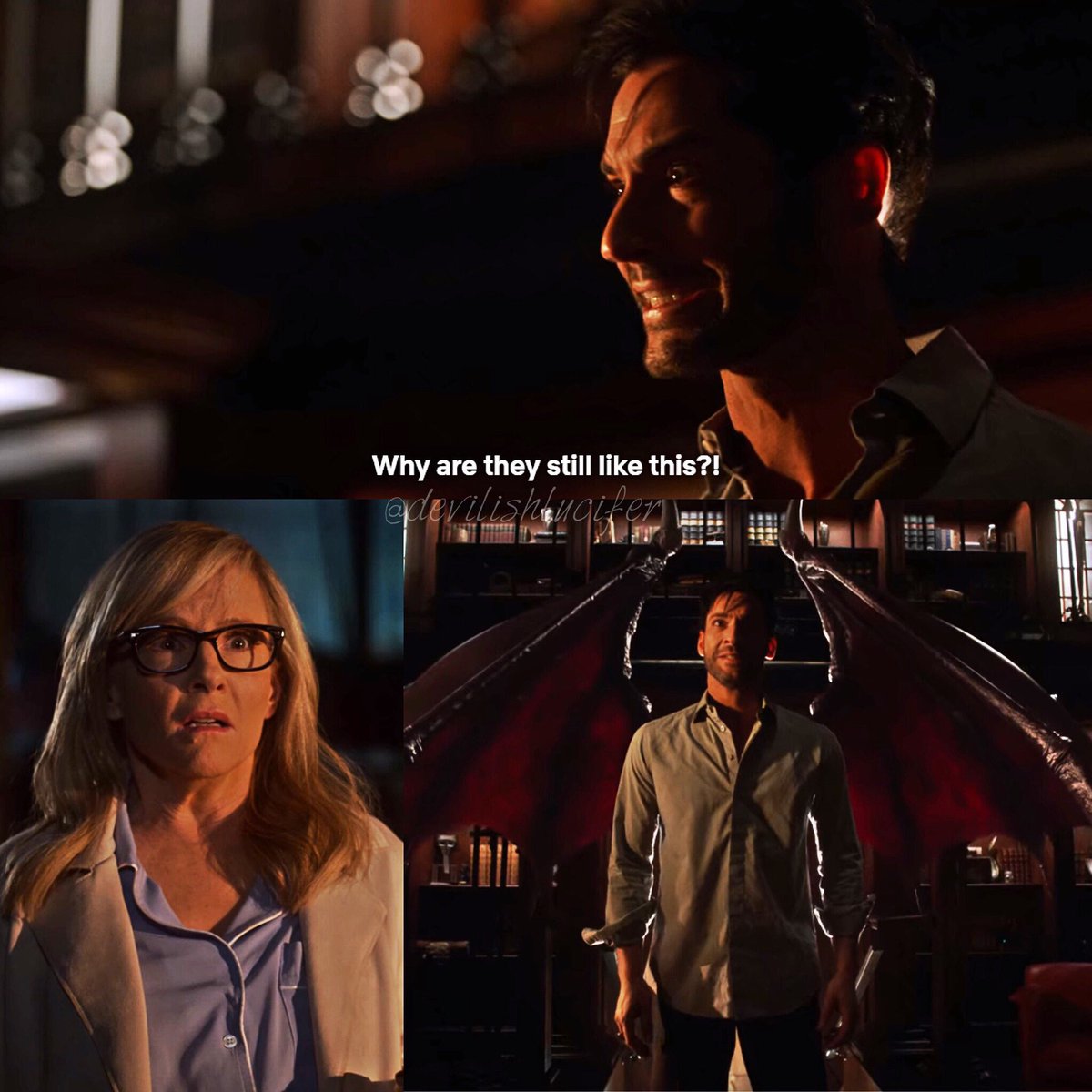 LuciferDevilish's tweet photo. 4x7 🥺🥺🥺
This scene gave me goosebumps it’s that powerful. The writers did such an amazing job at capturing all the feels in this scene.
#lucifermorningstar #Lucifer #Devil 
#LuciferNetflix @MrMorningstar37 @LUCIFERwriters @Ildymojo @tomellis17 #Lucifans #FallenAngel https://t.co/tSRQr5z7S5