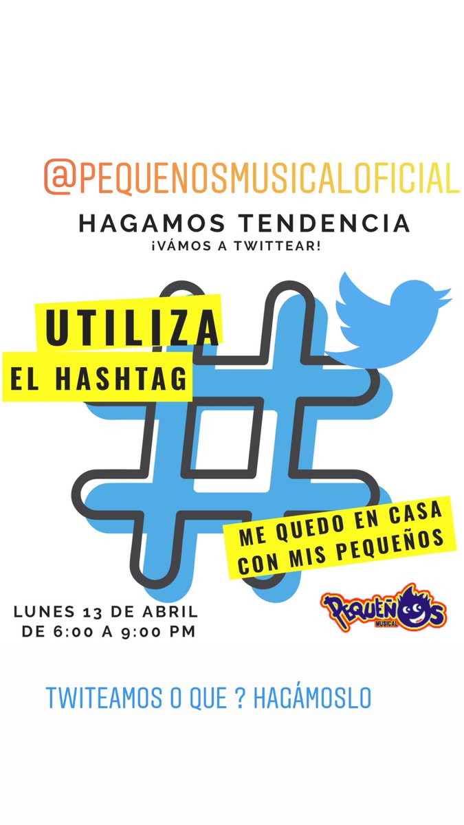 Arrancamos hagamos #Tendencia #MeQuedoEnCasaConMisPequenos