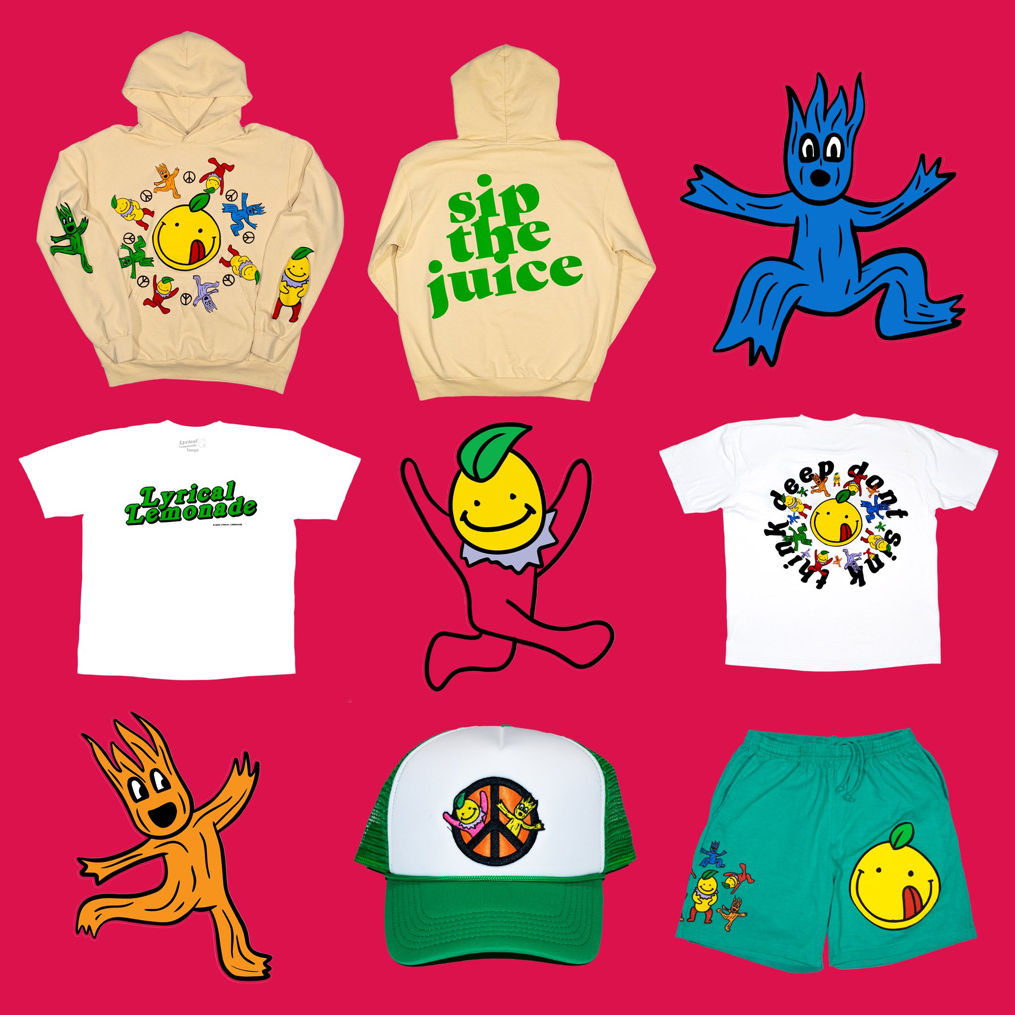 Lyrical Lemonade on X: tomorrow at 6pm (CST) in collaboration with LENNY.  ✌️ retweet for a chance to win a free item. picking a few winners tomorrow.  https://t.co/mMbhTFM9ok / X