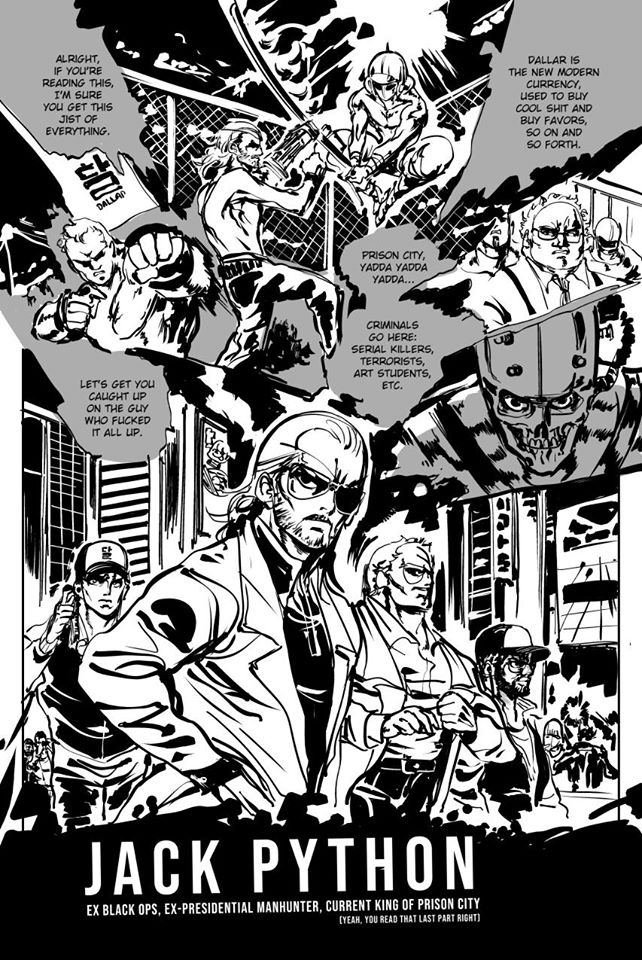 Black & White Page from this Comic I drew: (it's free)

https://t.co/GTYvNnGzn8 