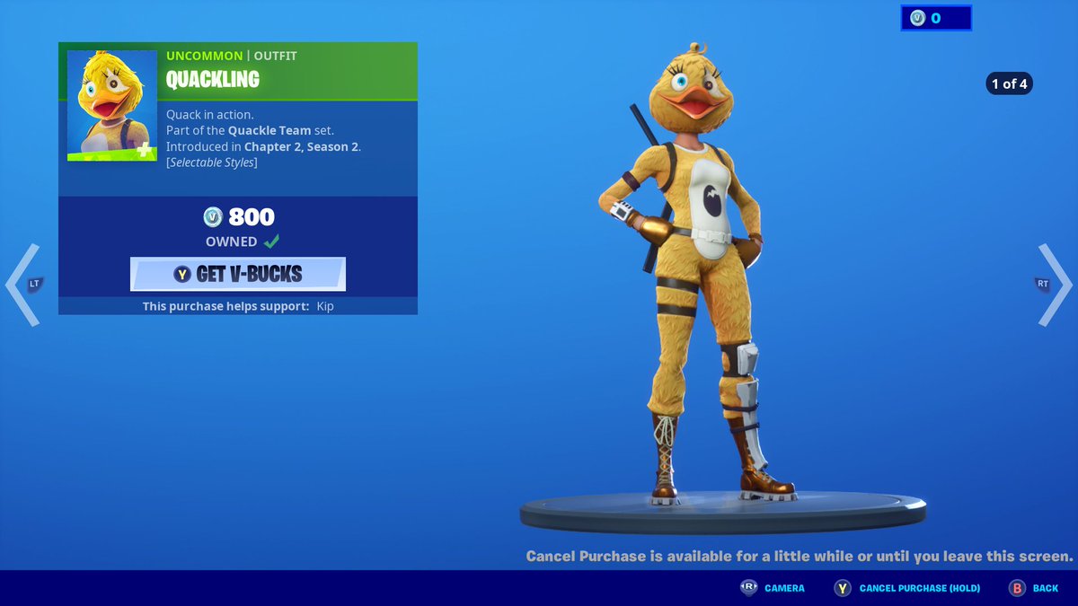 JackBeal05's tweet image. This could quite possibly be, the last purchase I make on fortnite. So i thought, end it with a meme skin 😂 #codekip @kipclicks