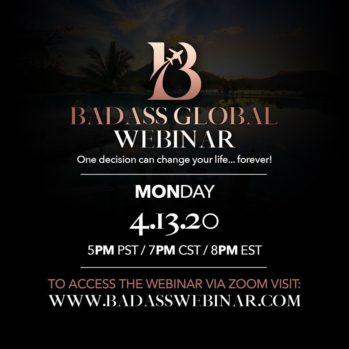 iminfinity00's tweet photo. 🔔 Monday Presentation 4/13
⏰ 5pm pst / 8pm est
🗣 BA Global 
🖥 https://t.co/PCmFDfa4pT
#ImIN ∞ https://t.co/j4HlM9VqQp