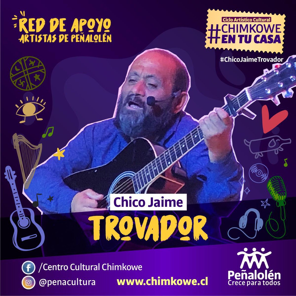 En nuestro ciclo #ChimkoweENTUCASA ya puedes disfrutar de la presentación de #Chicojaimetrovador en este link! cutt.ly/MtMYguS