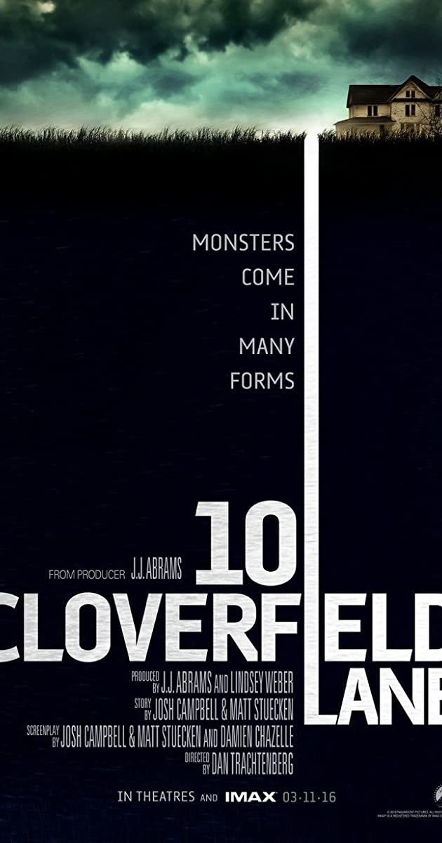 Quarantine Films: #5: 10 CLOVERFIELD LANEWhile the connections to the Cloverfield universe are largely irrelevant, this is still a terrific thriller, thanks in no small part to John Goodman’s wonderful turn as the villain and Mary Elizabeth Winstead’s kickassery.