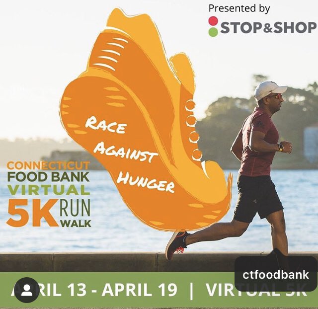 RunnersCircular's tweet image. Virtual race week has arrived!
Join JB Sports April 13 - April 19 as they partner with the Connecticut Food Bank to Race Against Hunger in a Virtual 5K presented by Stop &amp;amp; Shop. Visit jbsports.com to register, or for more info.