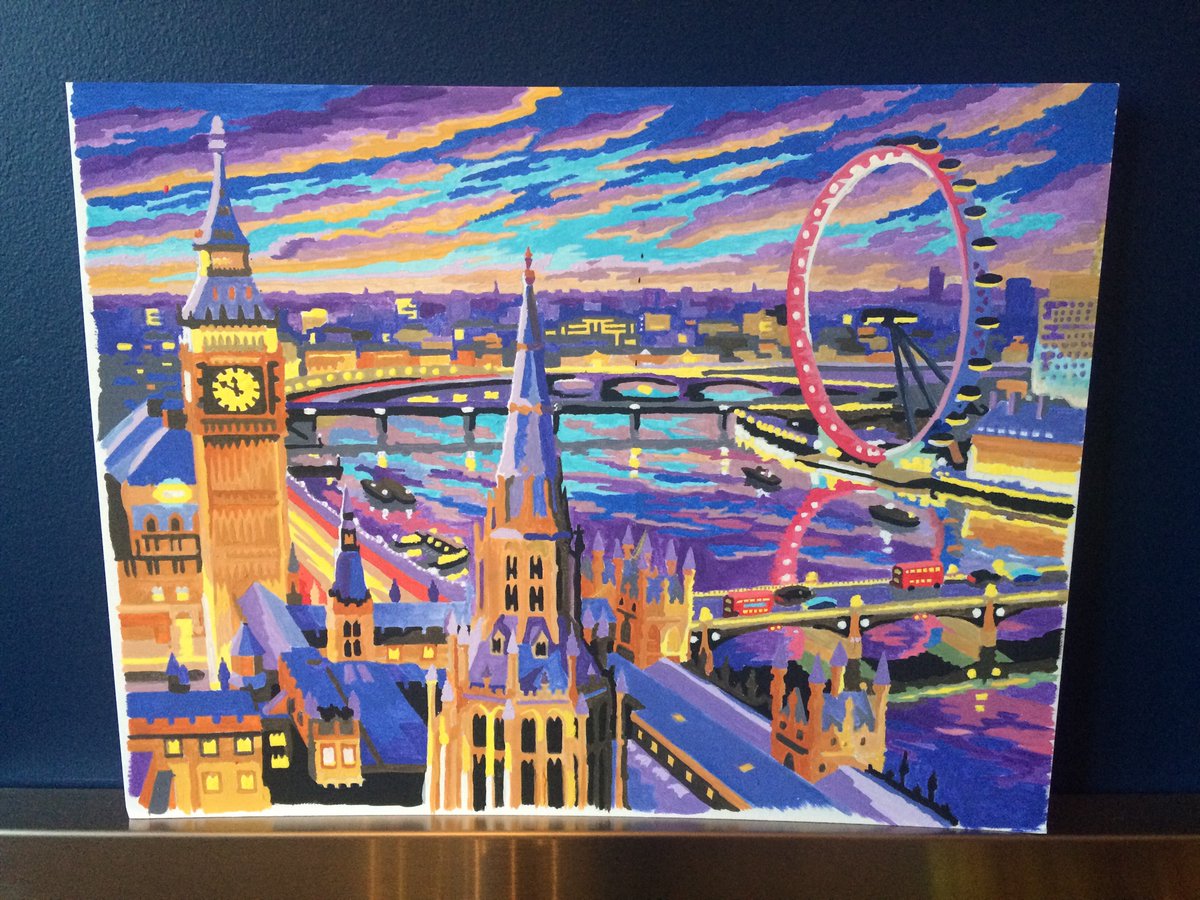NCPhoenixFlames's tweet photo. So...this is 3 days worth of effort... and no, I’m not that talented! #paintingbynumbers #isolation #therapy #missingnetball #netball https://t.co/KyKggBNboe