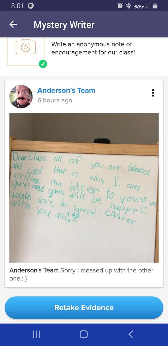 Andersoncm110's tweet photo. Love these words of encouragement that 2 of my crew members wrote for their classmates. We got this! #cwesisthebest #feathertogether #andersonfirsties2020 https://t.co/awH6PdOJ4q