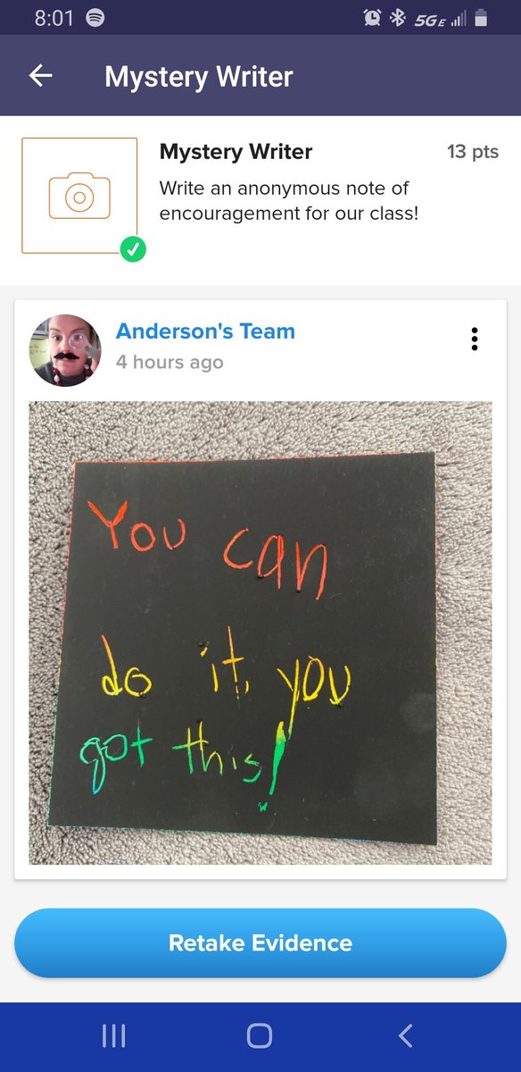 Andersoncm110's tweet photo. Love these words of encouragement that 2 of my crew members wrote for their classmates. We got this! #cwesisthebest #feathertogether #andersonfirsties2020 https://t.co/awH6PdOJ4q