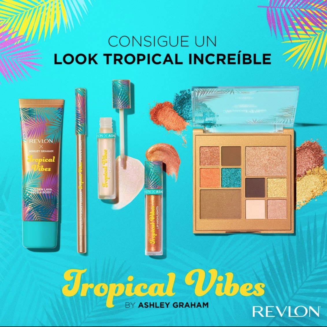DressingBrands's tweet photo. Existen colecciones bonitas y la Tropical Vibes de @REVLONMexico X Ashley Graham; es tan feliz y tropical ¡La necesito! 💖🌴 https://t.co/kDm2KaaGem