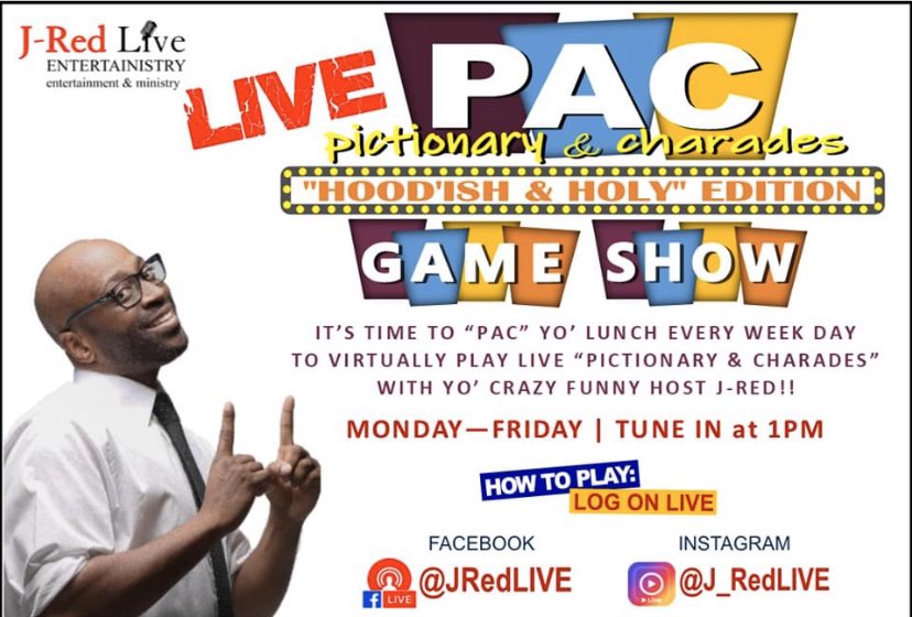 jredcomedy's tweet photo. 🗣Can I kindly please get my Twitter Fam support who see 👀this post share it for your brother🙌🏾...thanks in advance🙏🏾 One love!!

LETS PLAY &amp; WIN SOME CASH💰 EVERY WEEK DAY @1PM LOG ON LIVE @JRedLive / Yo Fav Crazy Funny Game Show Host: J-Red🎤🕺🏿🔥#SoooMuchFun!!!🤣💪🏾 https://t.co/kV28MLNrbq