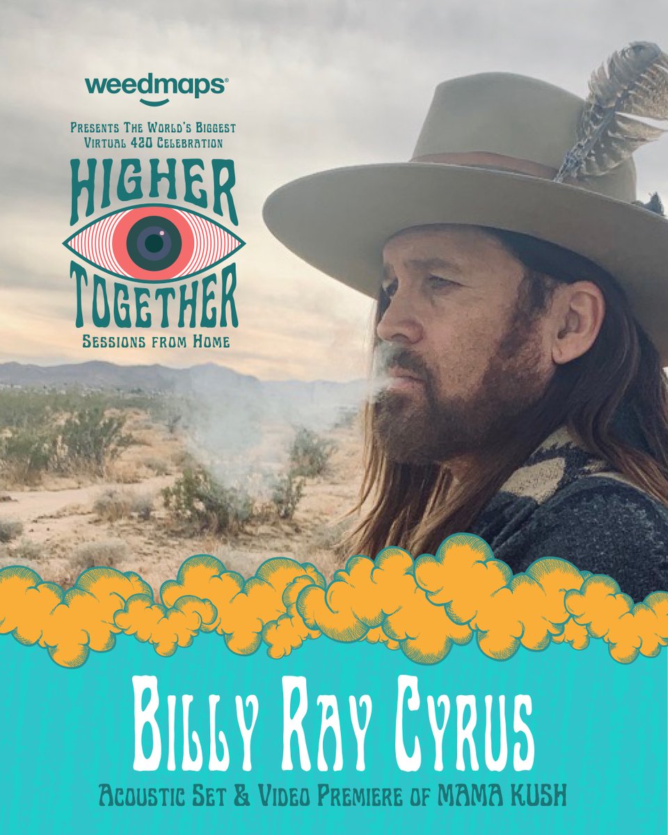 weedmaps's tweet photo. 420 is better together, so we're throwing the biggest virtual 420 celebration ever. Kick back, relax, and enjoy performances, prizes and more on April 20th 2020 from 12 PM to 5 PM PST.

 It's all going down on https://t.co/0DUMlNX9bP 👈 See you soon! 

#WMHigherTogether https://t.co/T3PvBfBI4x