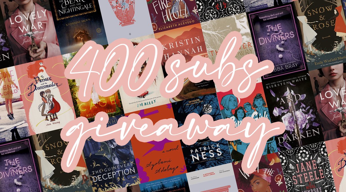 julshakespeare's tweet photo. it happened! i passed 400 subs on my channel! as a way of saying thank you i wanted to do a little giveaway💕i'll be picking two winners randomly on april 25th (my birthday, bc why not?)

TO ENTER:
✨sub on youtube (Shakespeare and Such) + follow on twitter
✨RT this
✨that's it! https://t.co/otBHSZcgDV