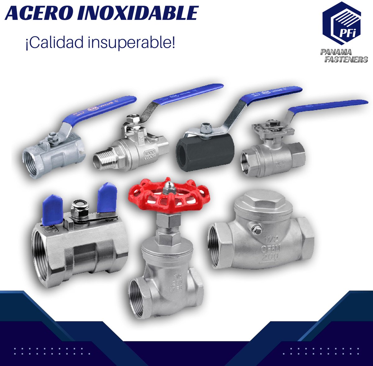 panamafasteners's tweet photo. Válvulas de acero inoxidable, ¡calidad insuperable! ¿Cuántas necesitas?
.
#panama #panamacity #pty #panamafasteners #valvulas #valves #distribuidora #distribuidoras #distributor #colon #panamacolon #colonpanama #colonpanamá #worldwideshipping #quality #amazing #stainlesssteel https://t.co/seMZhNDaHr