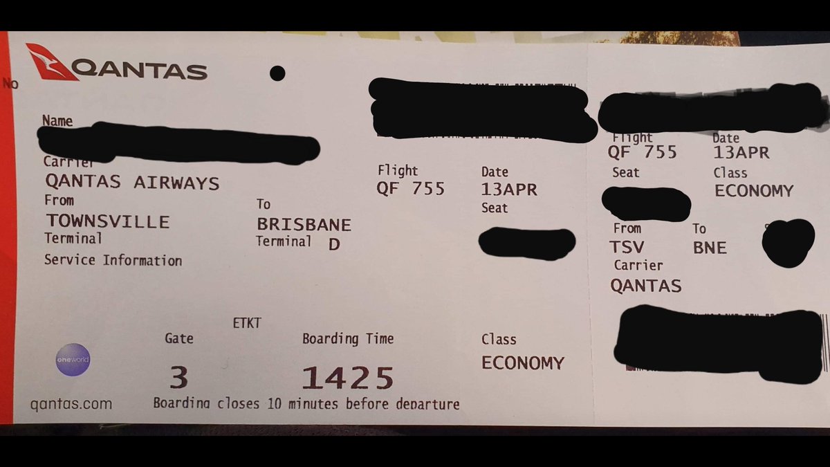 Here is the boarding pass dated yesterday. The flight pic is genuine. If anyone can tell me how to display a date on a pic that's already been taken, let me know.  @QANTAS  #SocialDistancing  #COVID19