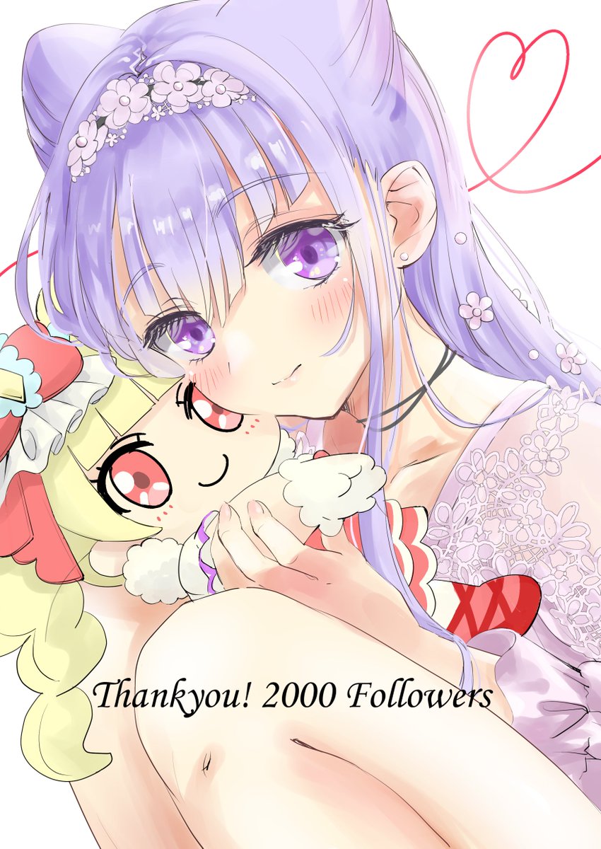 「Thank you for over 2000 followers!趣味のイラス」|小笹あんこ＠レイフレ28のイラスト