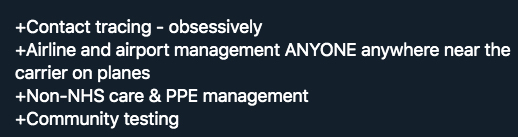 20/25What about "less well"?Community managementPreventative testing and contact tracingBorder managementNon-NHS careCommunity death statisticsYou bring up the 2013 MERS list. CrapWhat, like EVERYTHINGWEARE DOINGWRONG?Like a jigsaw, one piece missing