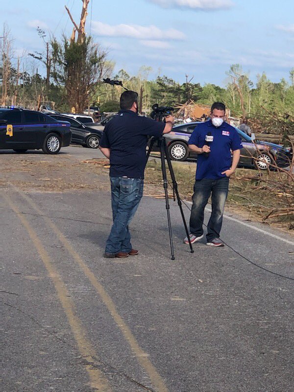 MSHwyPatrol's tweet image. MHP Troopers were tasked with providing assistance and surveillance capabilities in the storm ravaged areas in the Mississippi Pine Belt.  These pics were taken in Jefferson Davis County.