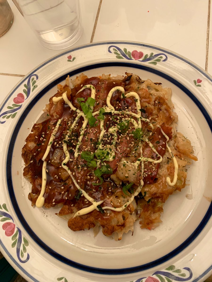 Okonomiyaki because Easter is a time for favorite foods