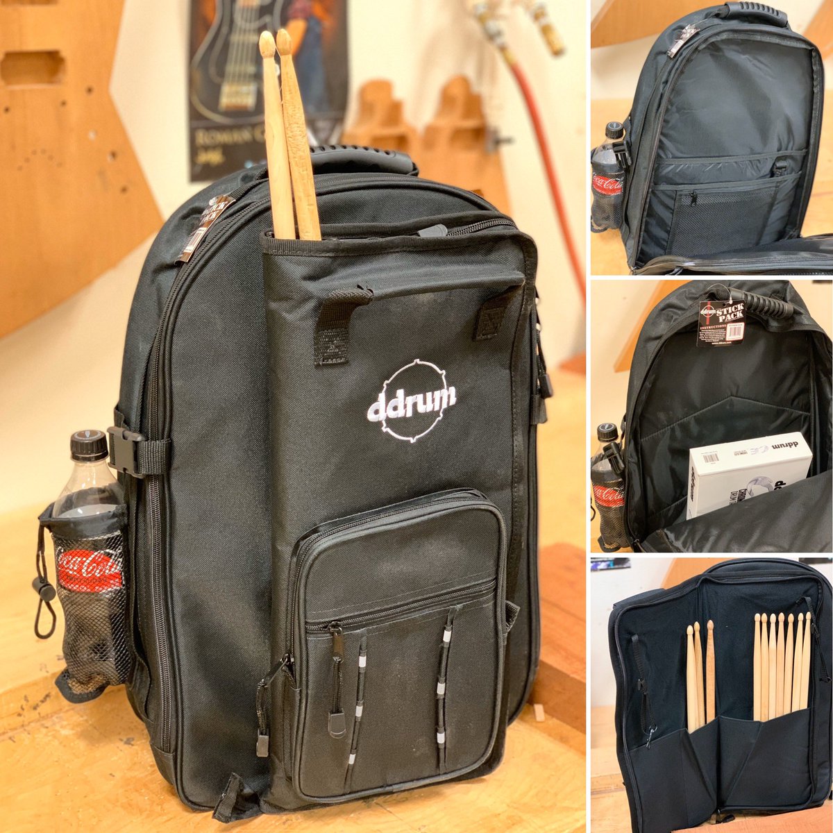 Take your talents on the road with the ddrum Ultimate StickPack. There’s room for everything, including your Coke 🥁🤙🏼 #Swag 

Specs: bit.ly/ddrum_StickPack