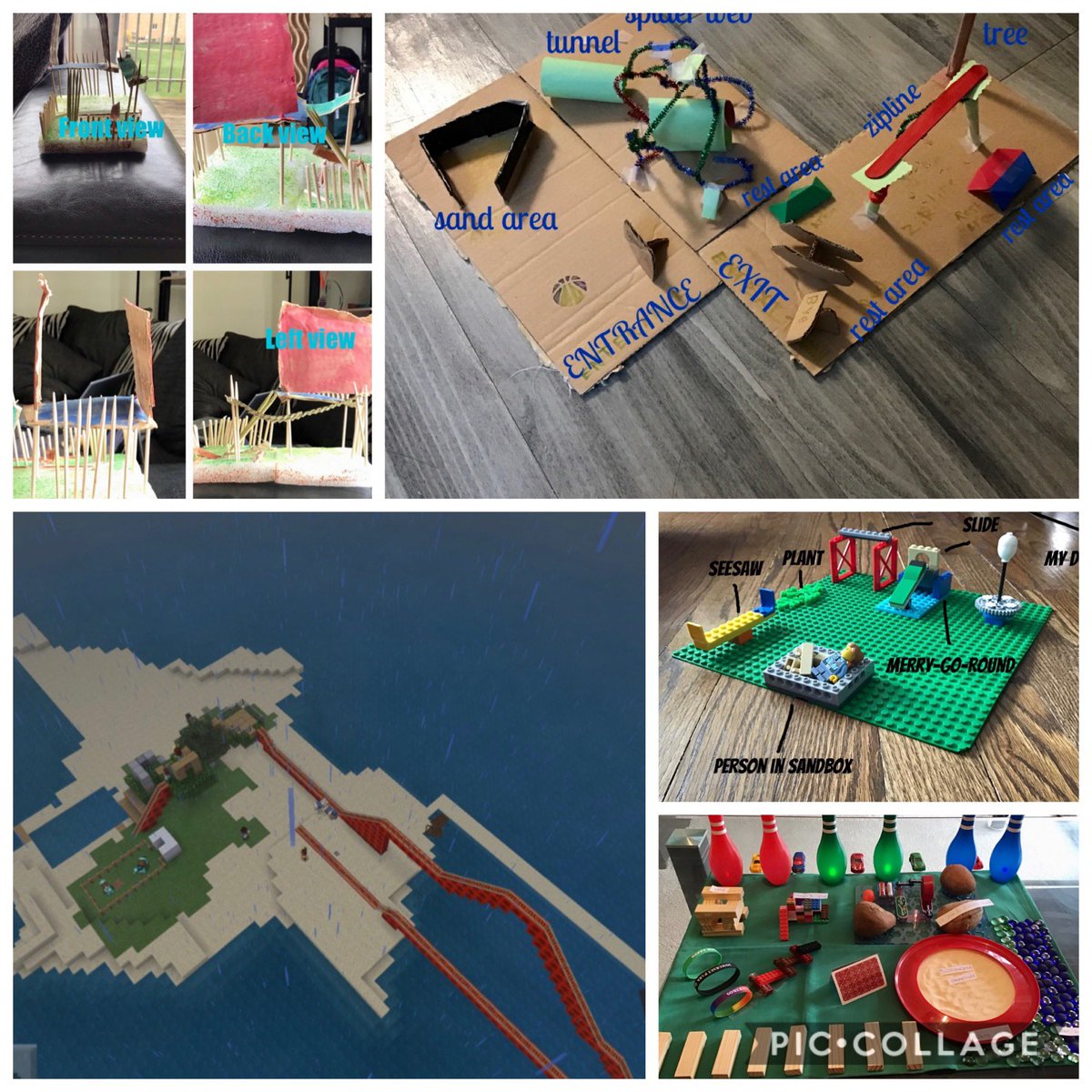 MrsAllor's tweet photo. These kids did an amazing job building their futuristic playgrounds! The creativity is endless. #SchroederDragons #schroederhomeadventure https://t.co/8B4WHPJZbU