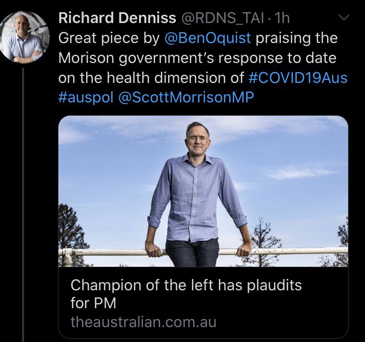 Oquist went to school with Morrison but I can’t find his public health qualifications.