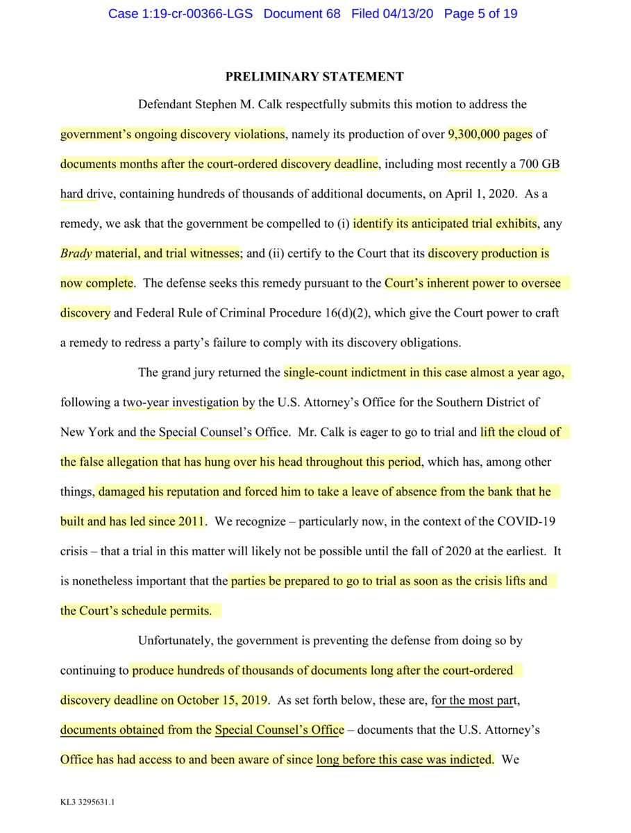 This is a classic defense tacticIf the law isn’t on your side you argue processIf the law & process isn’t on your side, you argue the DOJ prosecutors engaged in gross prosecutorial misconduct - there is NOTHING in the record to even give a whiff of impropriety by the GovtNONE