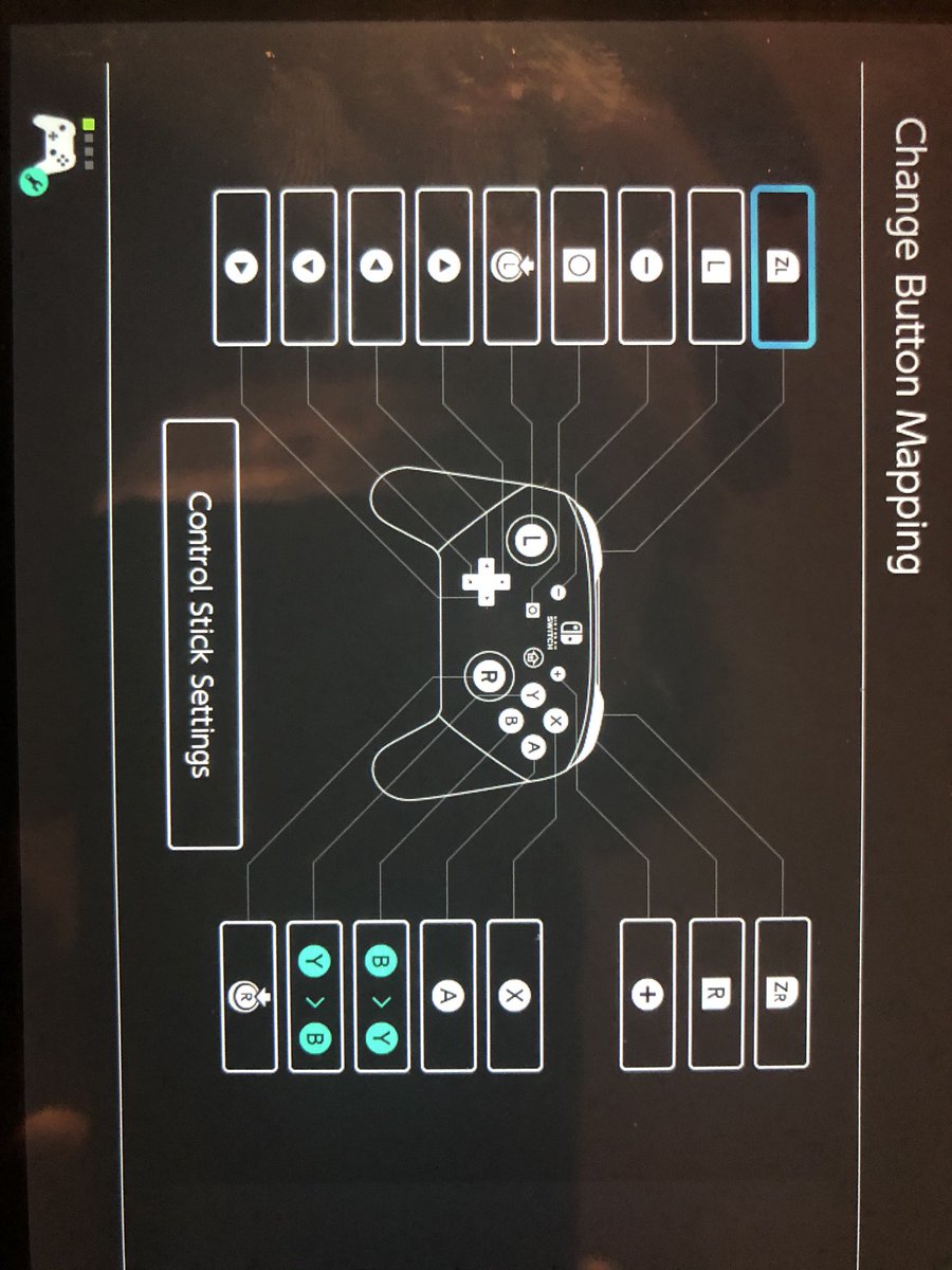 I can FINALLY use Roc’s feather and jump with B now and swing my sword with Y in  #LinksAwakening!When you’re using custom controls you’ll see a little gear next to your controller icon so you know what to expect during play.  #a11y