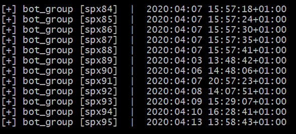 6/6Actually the bot_group is “spx95”, found spx 84 to 95 with the next “Time Stamp”Keep Safe !!! #Qbot  #Qakbot