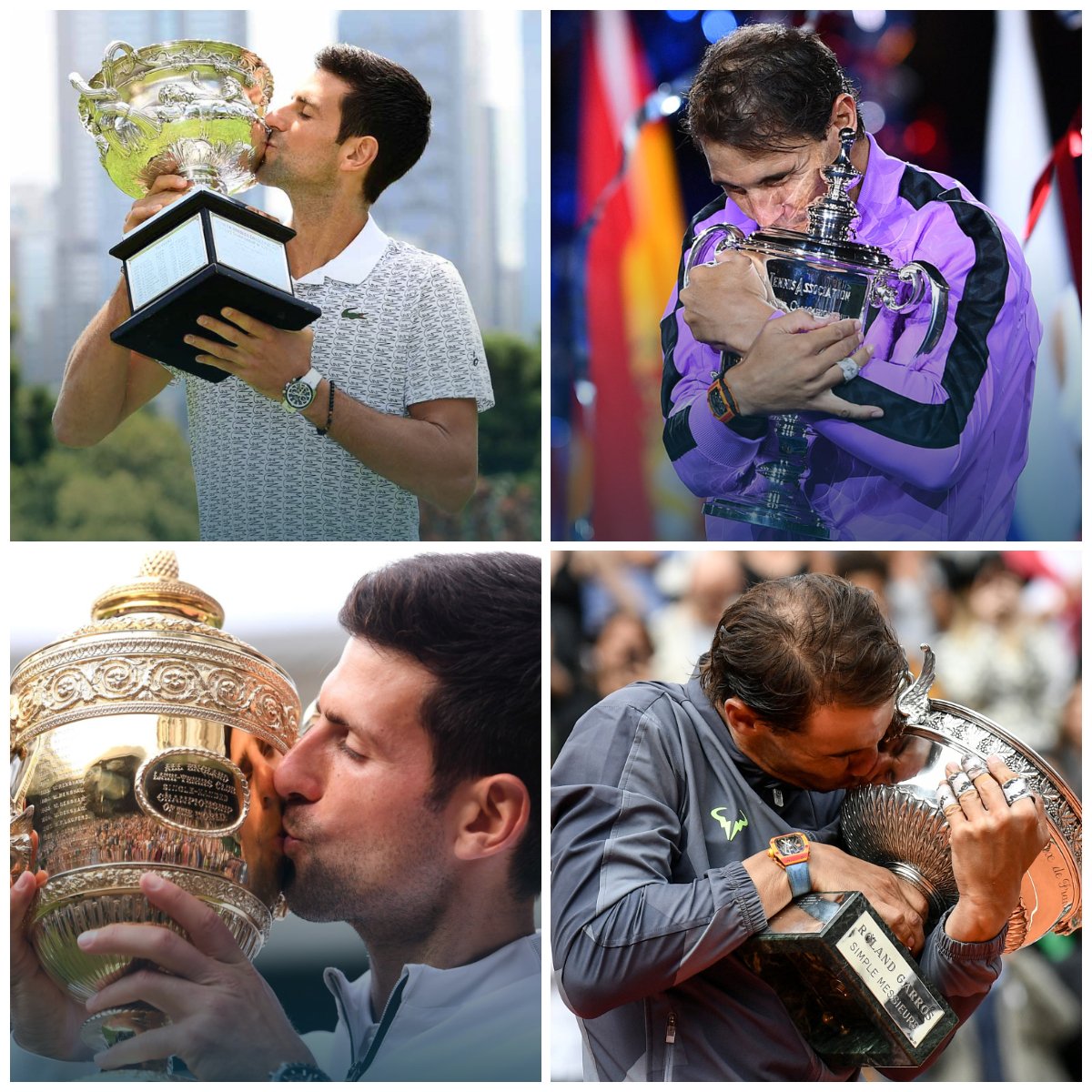 Imposible no recordar a nuestros últimos campeones de Grand Slam en el #DíaInternacionalDelBeso 😘