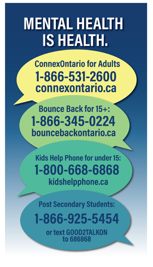 These are important number to have and to share.