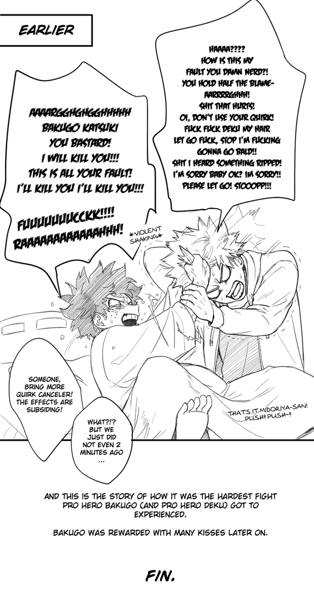 my pregnant deku is somehow making the rounds again so here's a little small very dumb continuation as a thank you...enjoy i guess #ktdk