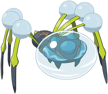 First of all, Araquanid is a very cool name for a great water arachnid. This! Bug! Is! Angy! It will headbut you with its bubble. It will show no mercy.