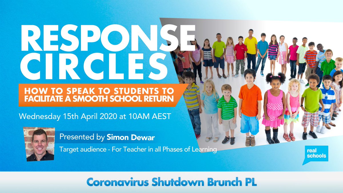 adam_voigt's tweet photo. Tomorrow's FREE 10am Webinar is for Teachers in all Phases of Learning and is titled “Response Circles”. It's all part of our Shutdown Brunch PL series. Register here - https://t.co/gsGgiQOZDb https://t.co/9BtXAHVTxp