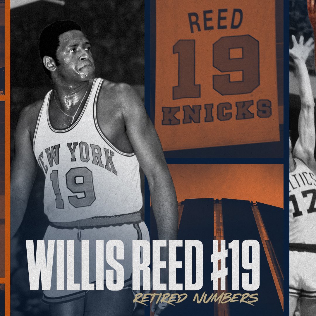 Willis Reed #19 New York Knicks 1969-70 Mitchell & Ness Swingman