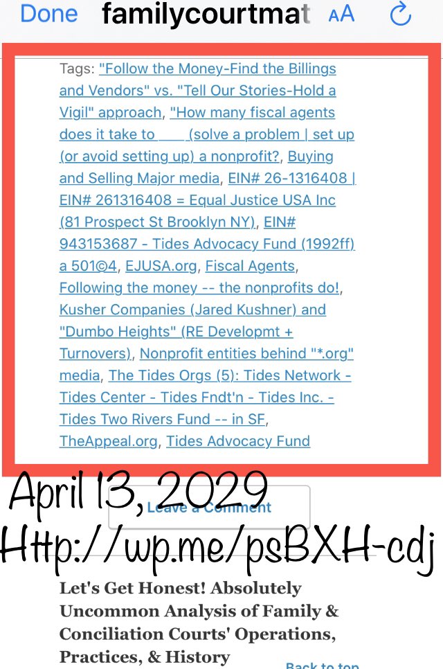 My new post:  http://wp.me/psBXH-cdj  excerpt #11 after this, the Roadmap to this thread. Again, I just hand-numbered Overview of my Own post screenshots from Photos app. From force of habit, I did this thread on anyhow!