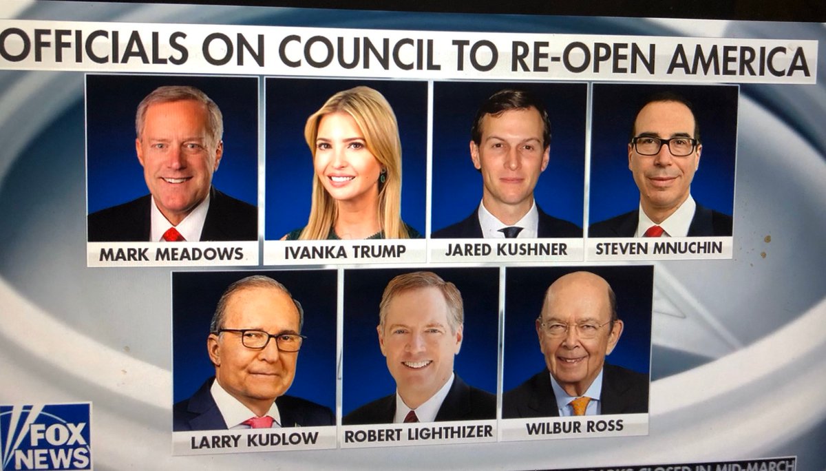 You wanna know what white privilege is?Let& #39;s look at the credentials for the "Council to Reopen America"1. Mark Meadows: Not only is Mark Meadows not a doctor, but his official gov& #39;t bio also says he only holds a bachelor& #39;s degree.That is a lie.