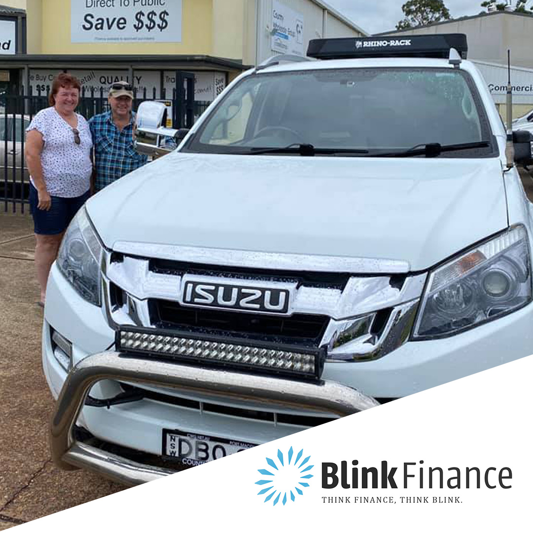 Congratulations to Lynn & John who recently picked up their new Isuzu DMax from the team at Country Wholesale Group #blinkfinance #thinkfinance #thinkblink #newcar #newsetofwheels #newcarfinance #carfinance #autofinance #newcarloan #newcarfeeling #carsofinstagram #newcargoals