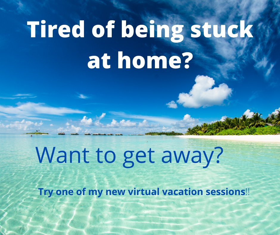 Machelle_G's tweet photo. Get out of the house with a virtual vacation session.  Use the power of visualization to go anywhere your imagination can take you!
#getaway#stuckathome#virtual#vacation#imagination https://t.co/vyt6DUX0nx