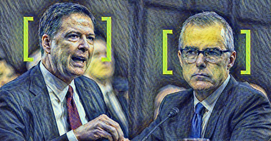 13) Justice is about to catch up to James Comey and Andrew McCabe.