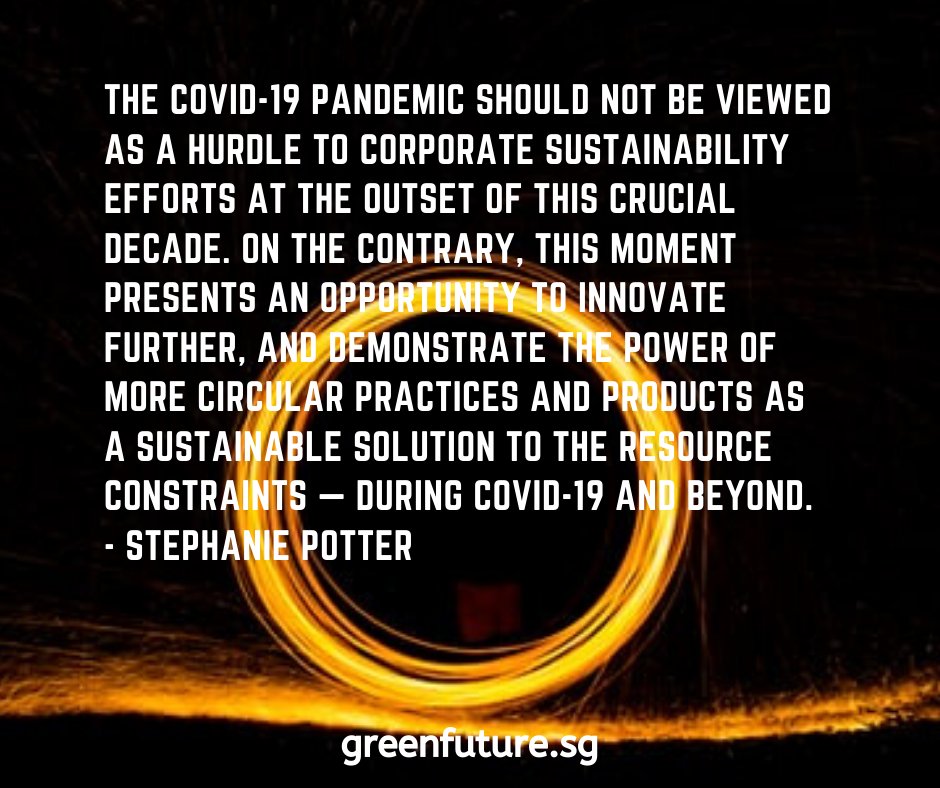 greenfuture's tweet image. Hurdle or opportunity for circular practices, products and services during COVID-19?