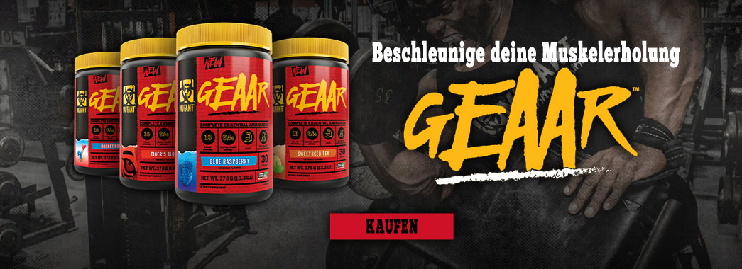 Neu von Mutant: Mutant Geaar. 9.4 g EAAs + Arginine + Elektrolyte. Ideal nach dem Trainig!
steelsport.de/mutant-mutant-…