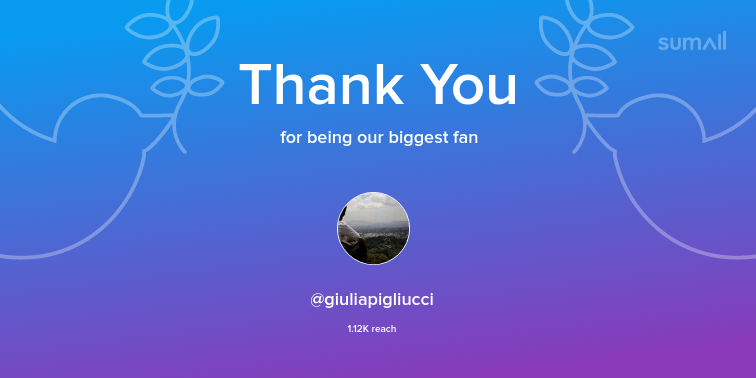 vcitati's tweet photo. Our biggest fans this week: giuliapigliucci. Thank you! via https://t.co/AUrz5Kb7N0 https://t.co/OjNuNgKxvb