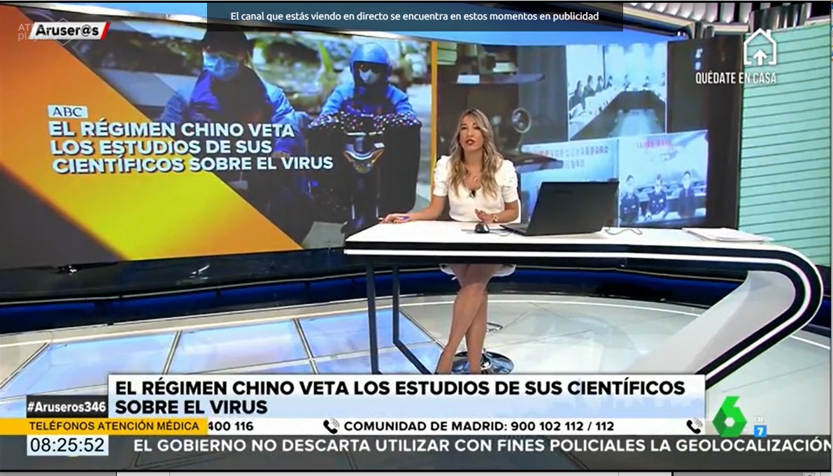 AruserosLaSexta's tweet photo. 🔴 Todas #ÚltimaHora sobre el coronavirus y otros temas de actualidad de la mano de @albasanchz en #Aruseros346 👉https://t.co/1ou7K8sKk9 https://t.co/kkWjFjTK9I